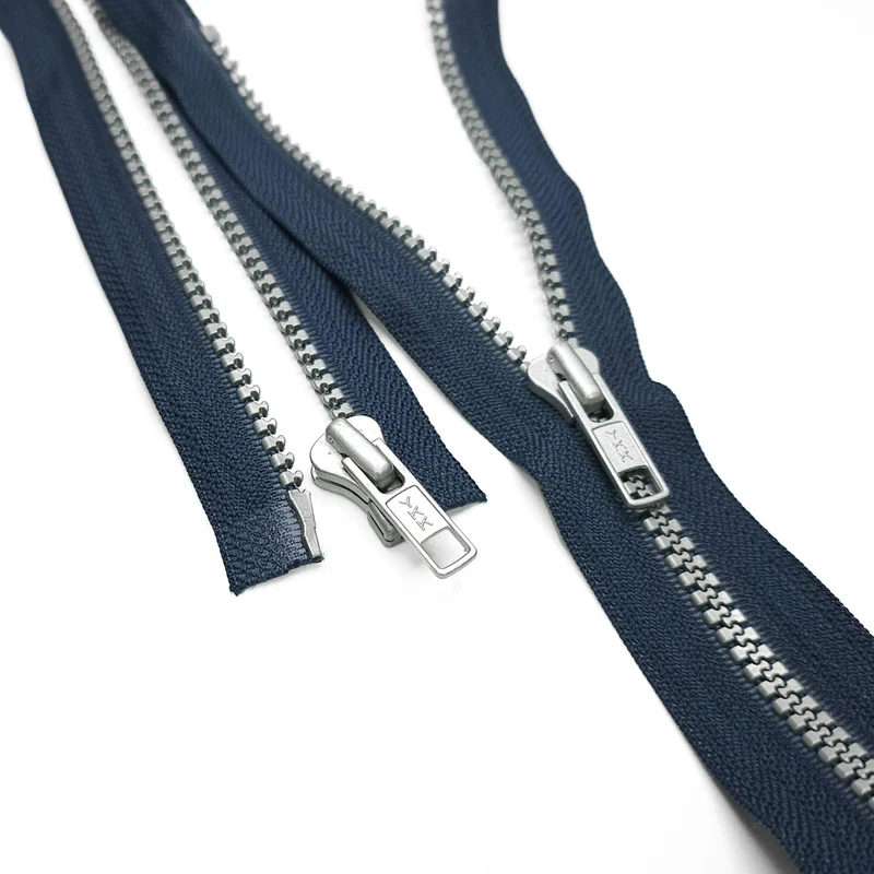 YKK | Fermeture éclair séparable | Plastique | Marine | #5 | 22 1/4'' - 56.5 cm