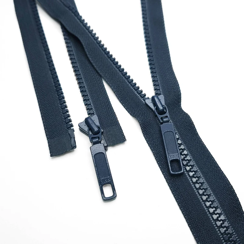 YKK | Fermeture éclair séparable | Plastique | Marine | #5 | 14'' - 35.5 cm