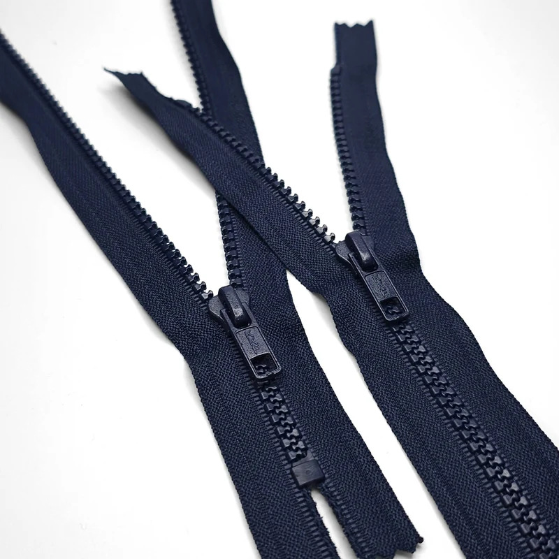 KKF | Plastique | Fermeture éclair bout fermé | Bleu marine | #5 | 10 3/4" - 27 cm