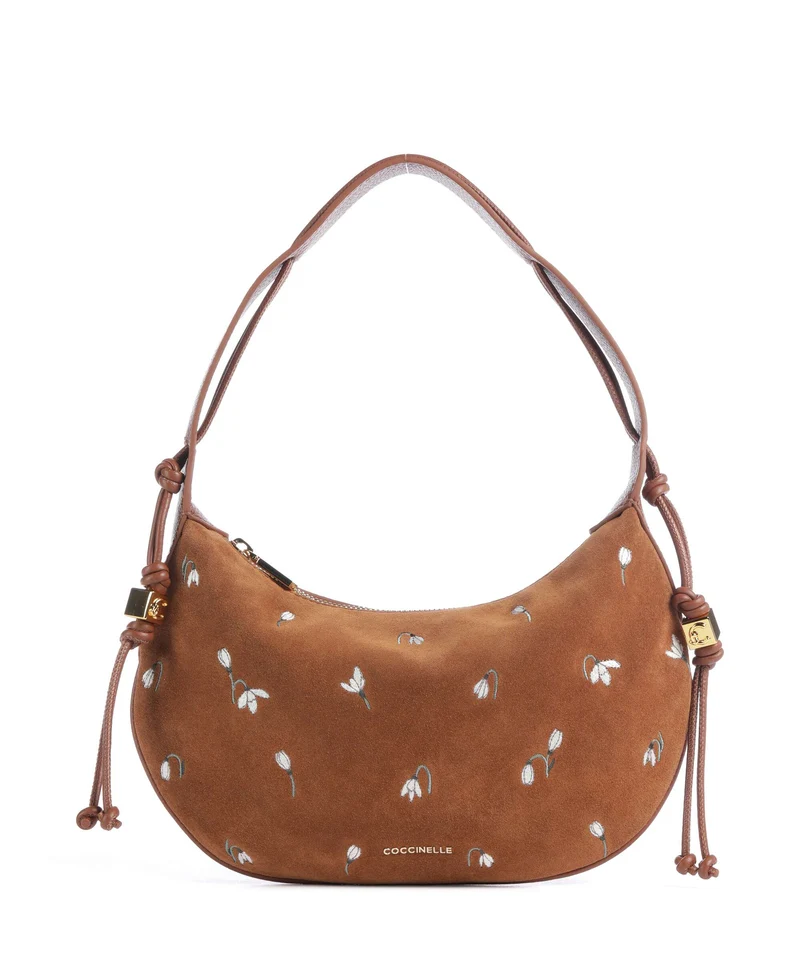 Coccinelle Thess Suede Sac fourre-tout cognac