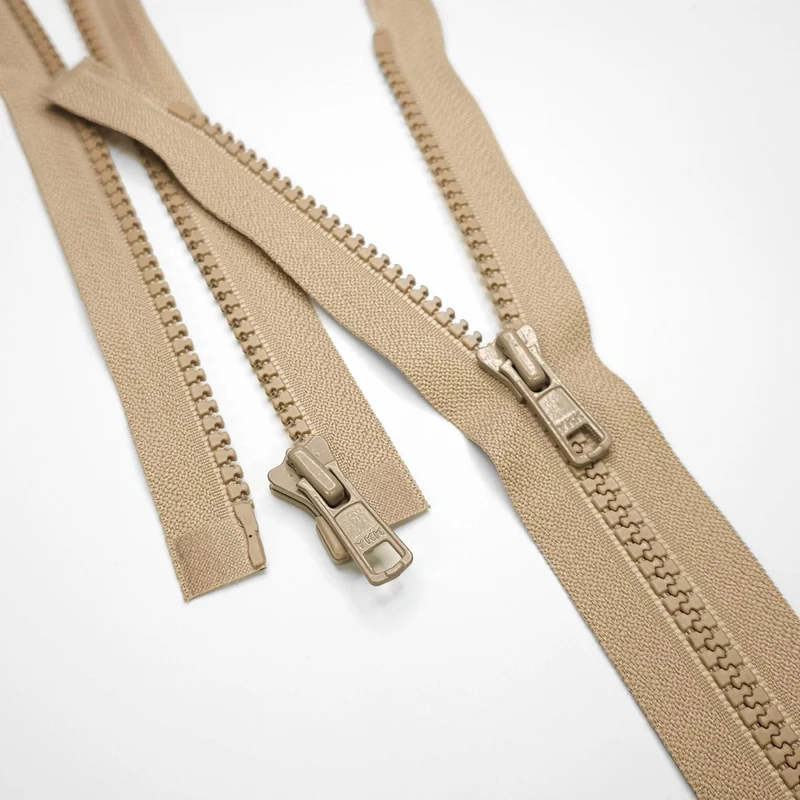 YKK | Fermeture Éclair Séparable | Plastique| Beige | #5 | 23'' - 58.5 cm
