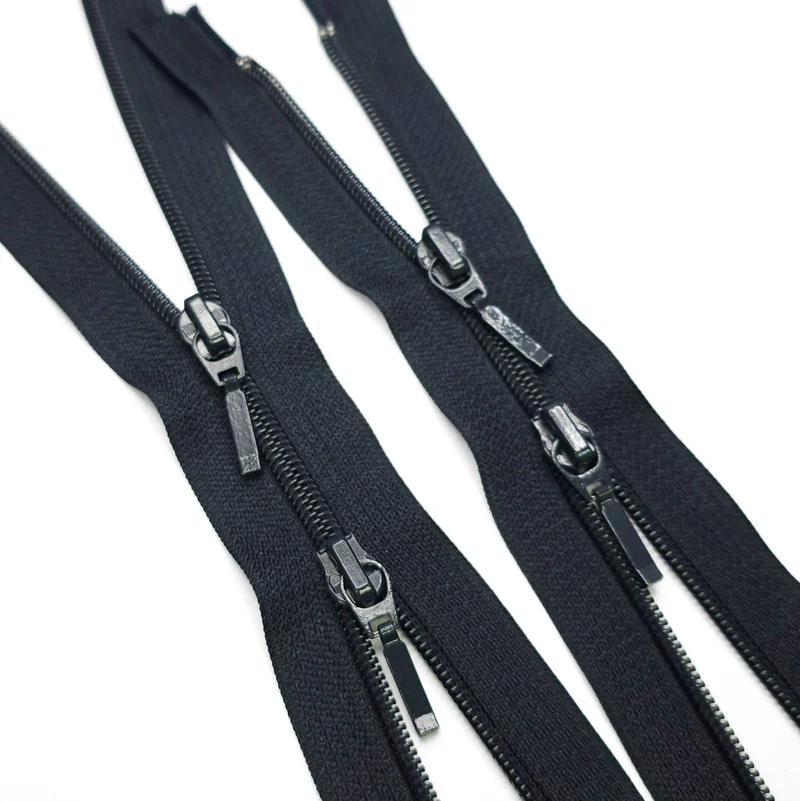 Fermeture éclair Bout Fermé Deux-Curseurs | Spirale | Bleu marine | #2 | 5 24/3'' - 4 cm