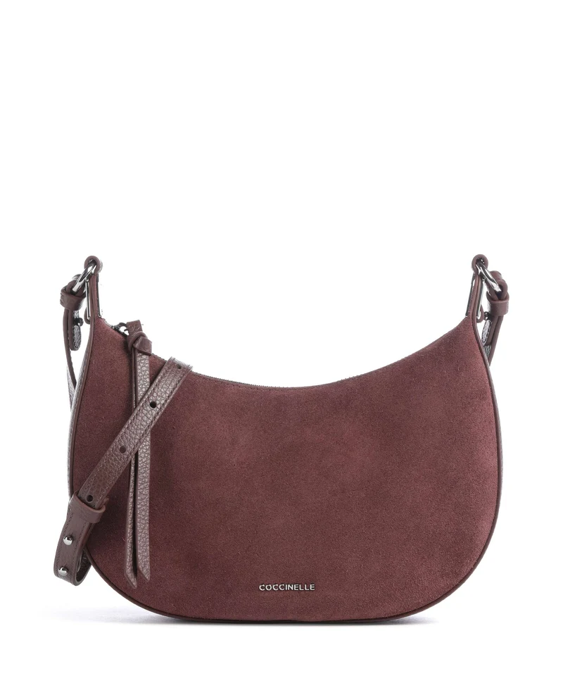 Coccinelle Fujiko Suede Sac bandoulière berry