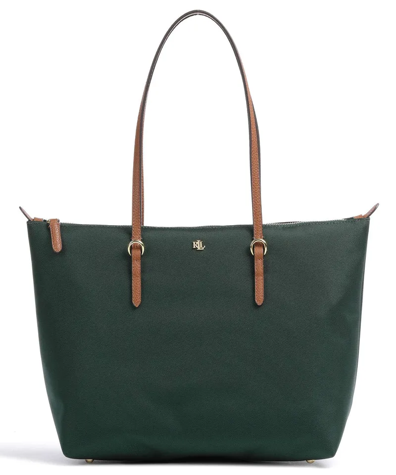 Lauren Ralph Lauren Keaton 26 Cabas season green/tan