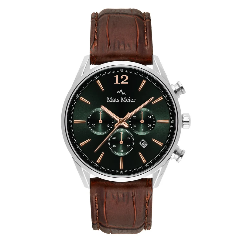 Mats Meier Grand Cornier Hommes Montre Marron MM00121