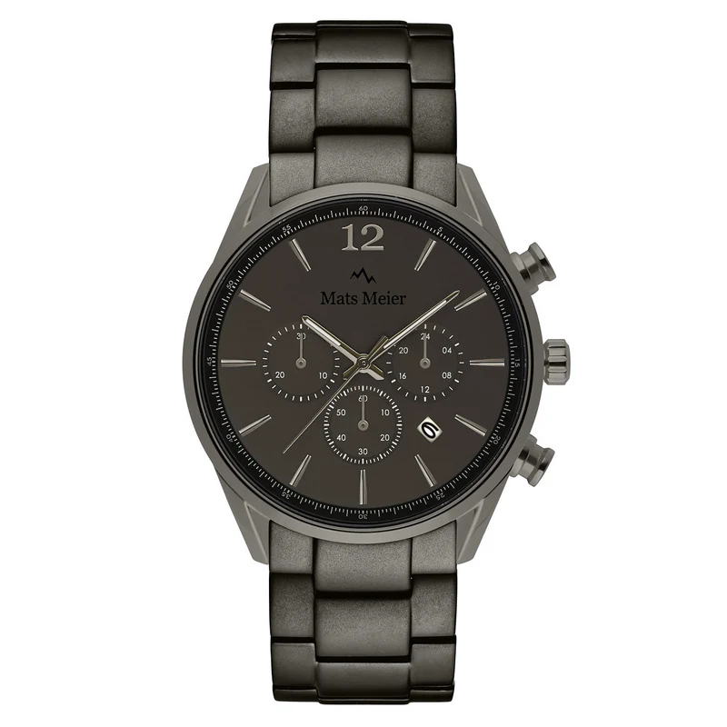 Mats Meier Grand Cornier Hommes Montre Gris MM00127