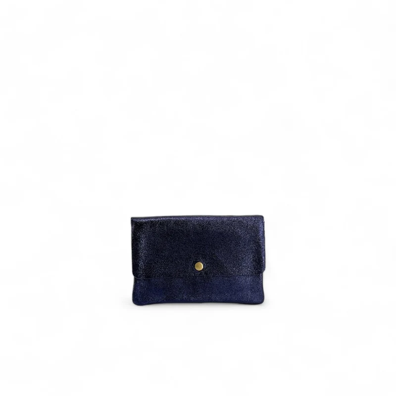Sac pochette en cuir irisé MAELIA Nuit étoilée