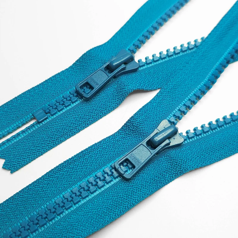 YKK | femeture éclair à bout fermé | Plastique | bleu | #5 | 6 3/4'' - 17 cm