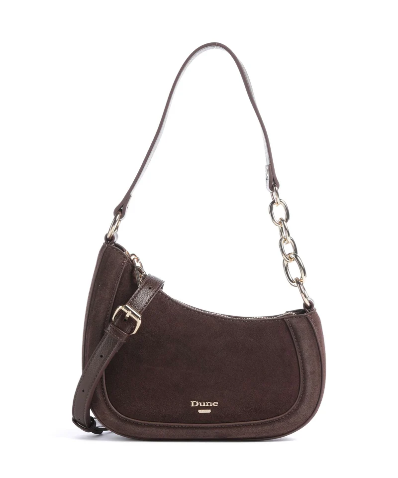 Dune London Direction Sac porté épaule dark brown