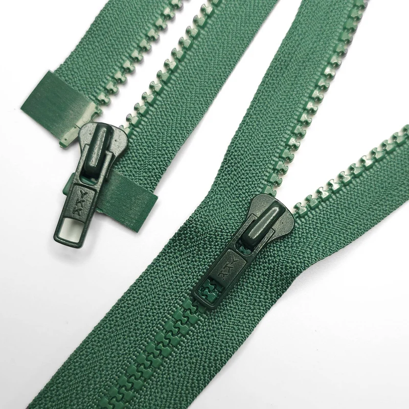 YKK | Femeture éclair séparable | Plastique | Vert | #5 | 13'' - 33 cm