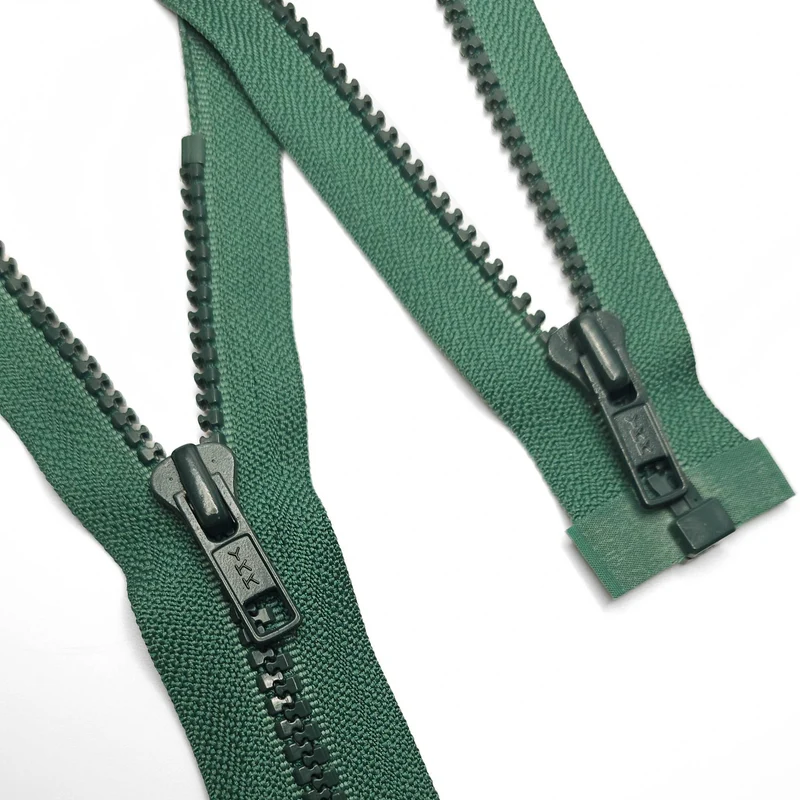 YKK | Fermeture éclair séparable | Plastique | Vert Bouteille | #5 | 22 '' - 56 cm