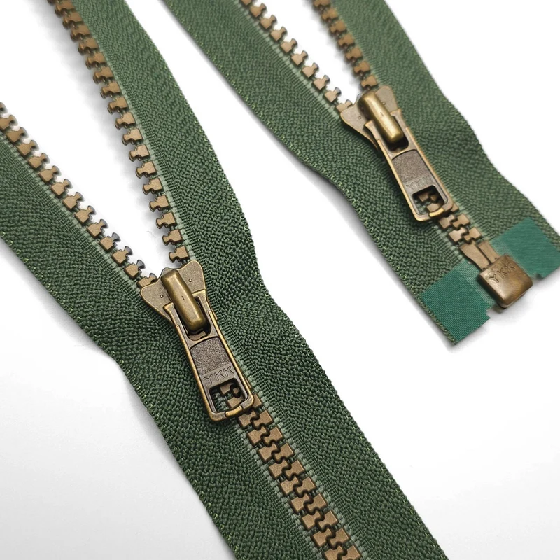 YKK | FErmeture éclair Séparable | Plastique | Vert chasseur | #5 | 25 1/4'' - 64 cm