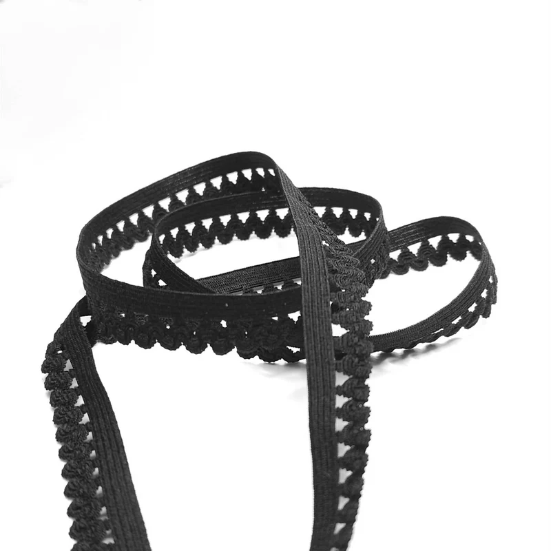 Élastique Picot | Noir | 15 mm - 5/8"