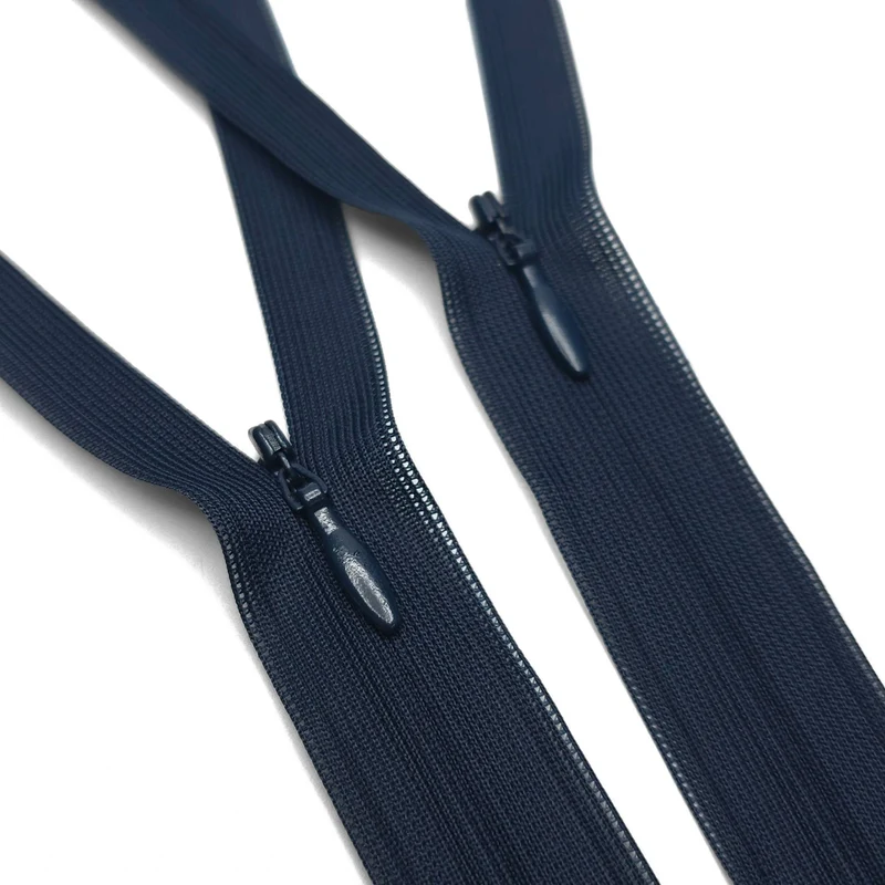 KKF | Fermeture éclair invisible à bout fermé | #3 | Bleu marine