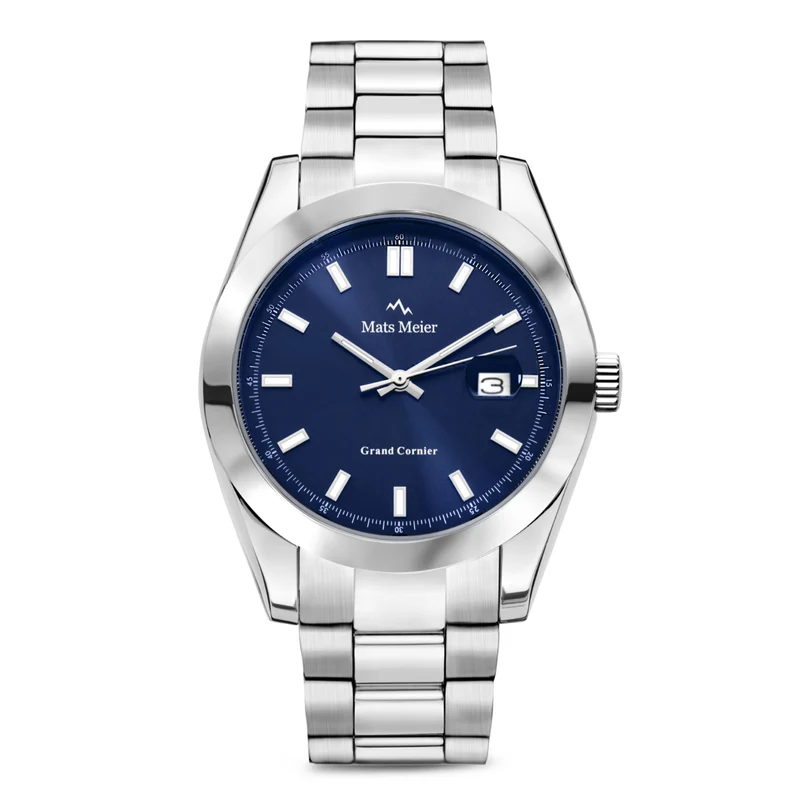 Mats Meier Grand Cornier Hommes Montre Argent MM00518