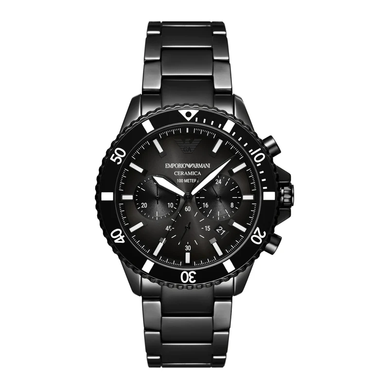 Emporio Armani Hommes Montre Noir AR70010