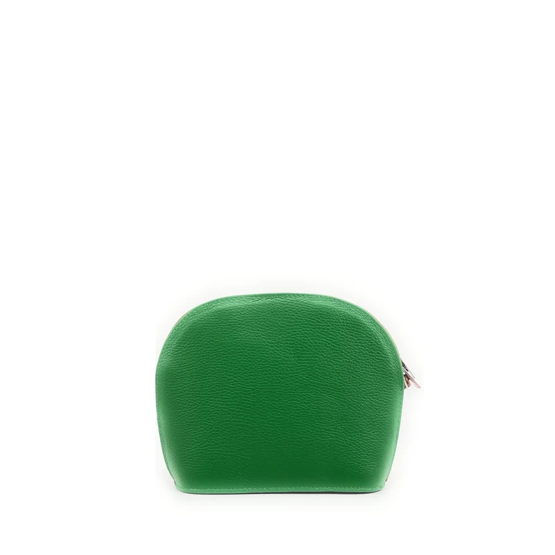Sac trotteur en cuir grainé NAAN Vert anglais