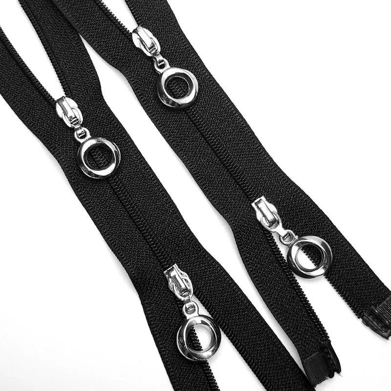 Fermeture éclair Séparable 2 curseurs | Spirale | noir | #3 | 17 3/4'' - 45 cm