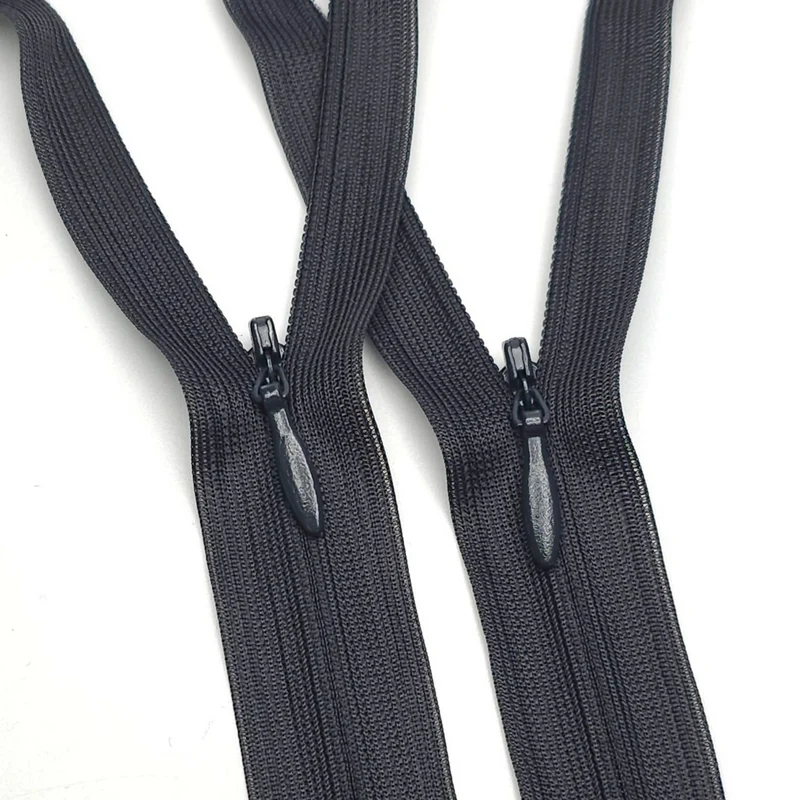 KKF | Fermeture éclair invisible à bout fermé | #2 | Charcoal | 4 3/4'' - 12 cm