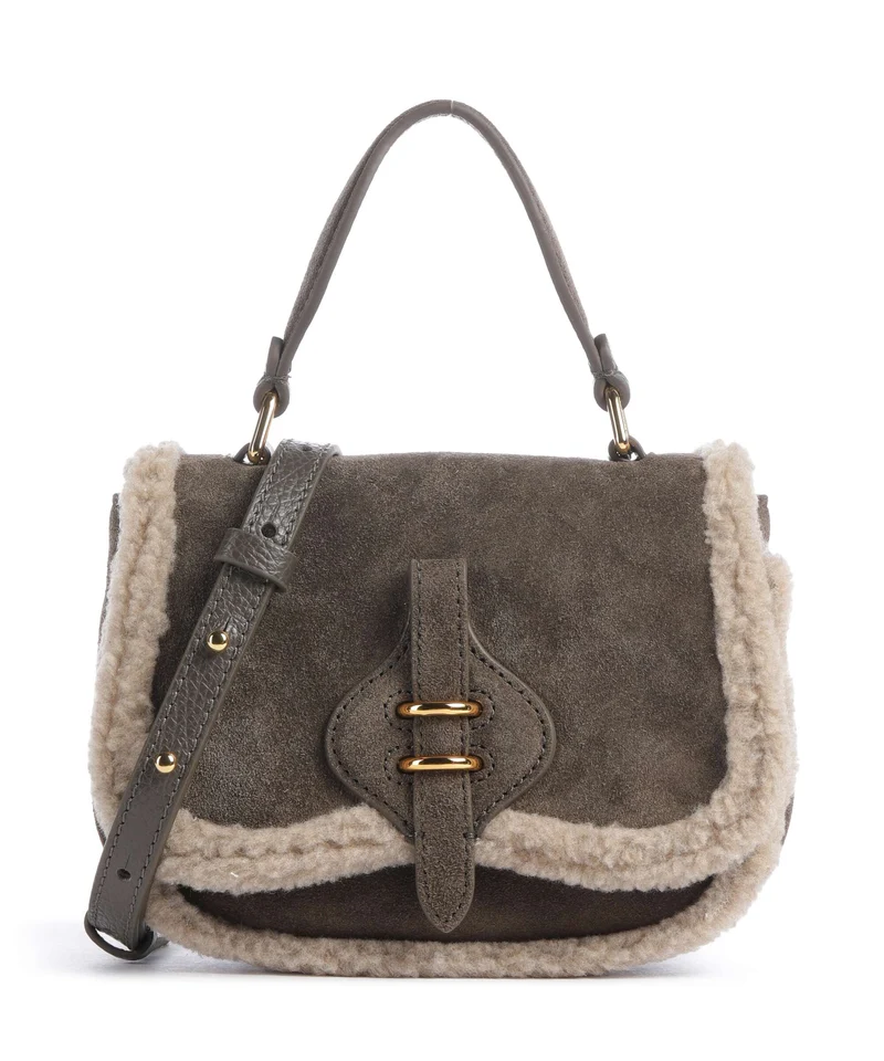 Coccinelle Mavery Suede Eco Sac bandoulière fango/warm taupe