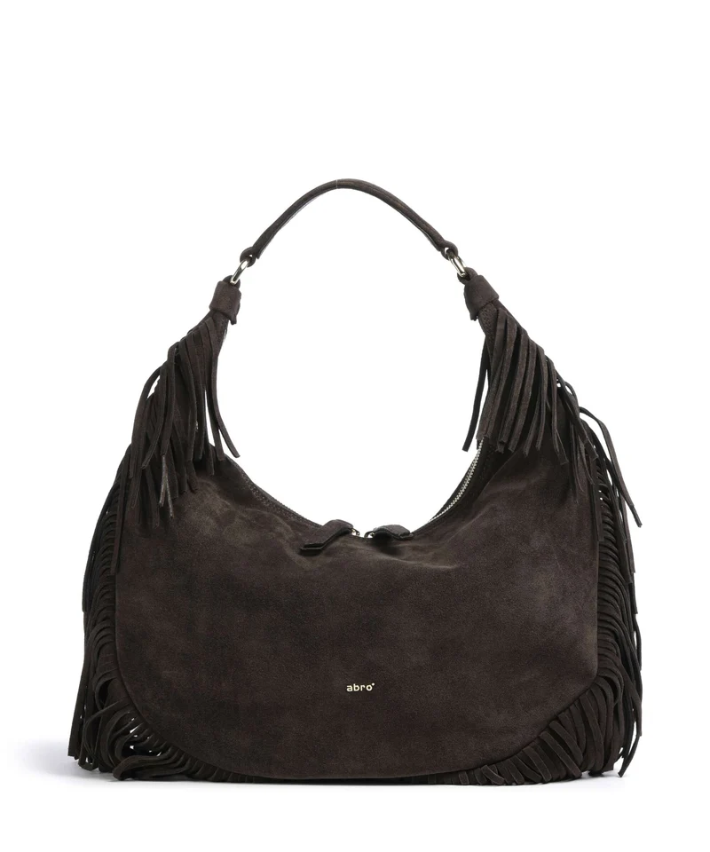 Abro Suede Nana Sac fourre-tout dark brown