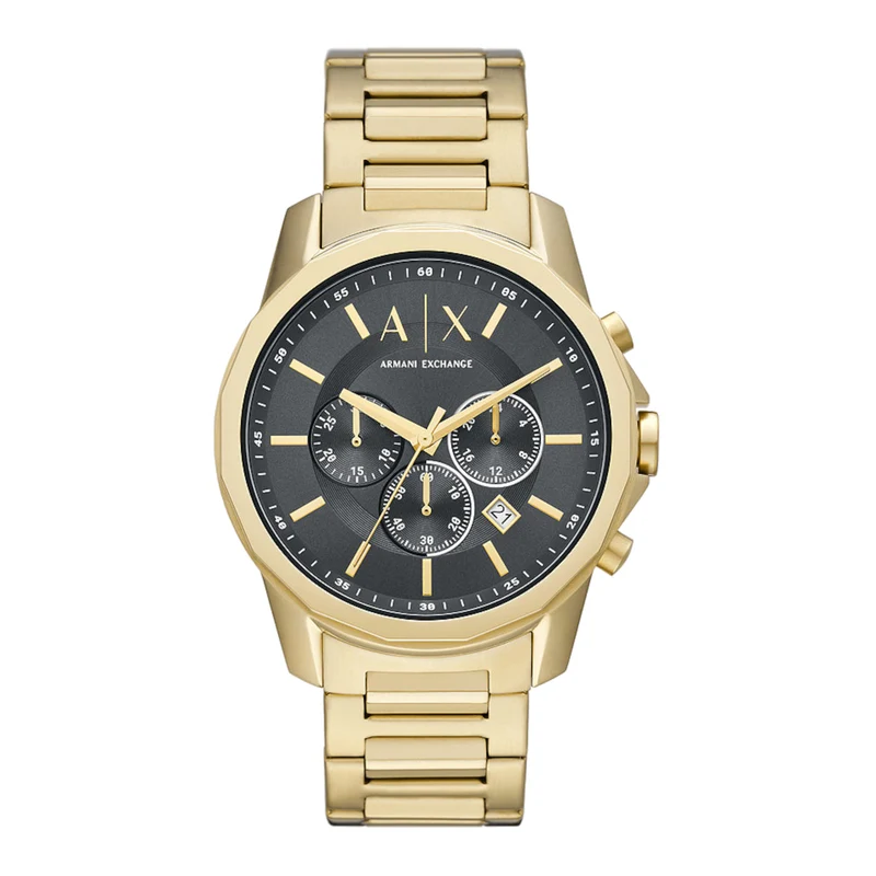 Armani Exchange Hommes Montre Or AX1721
