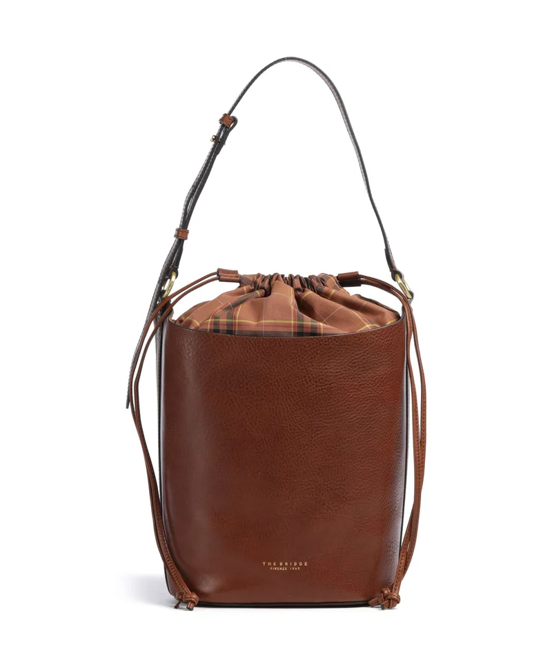 The Bridge Luce Soft Sac seau marrone