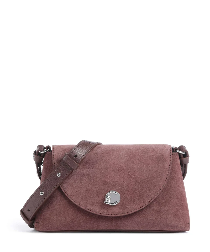 Coccinelle Nikla Suede Sac bandoulière berry