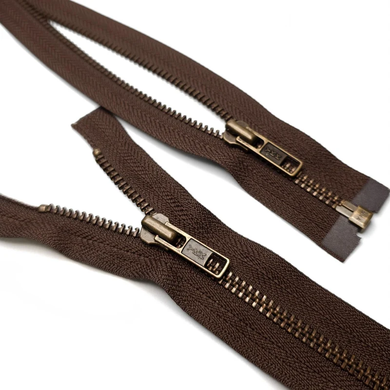 YKK | Fermeture éclair séparable | Métal | #5 | Brun