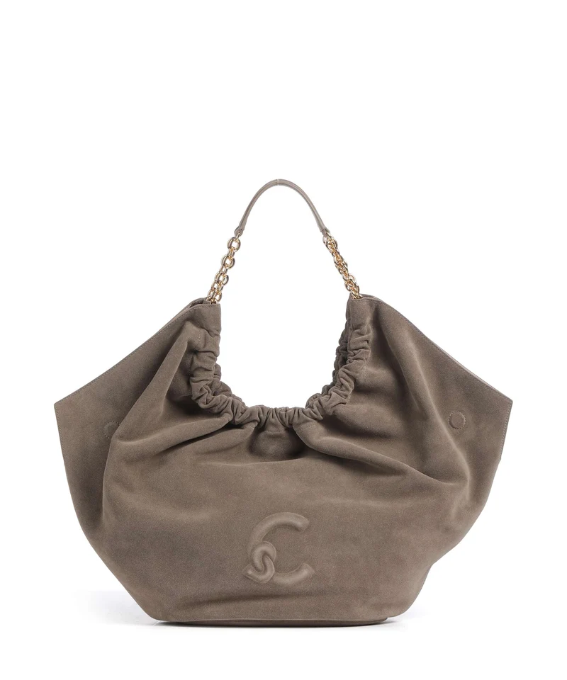 Coccinelle Smash Suede Sac fourre-tout warm taupe