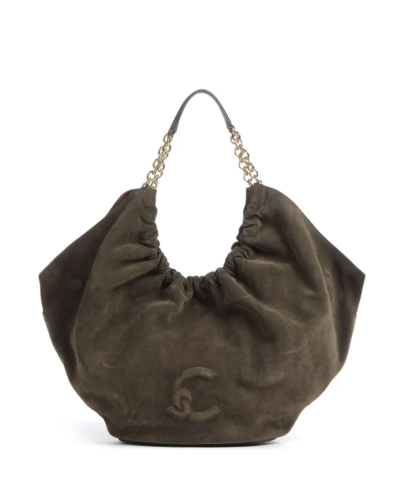 Coccinelle Smash Suede Sac fourre-tout fango
