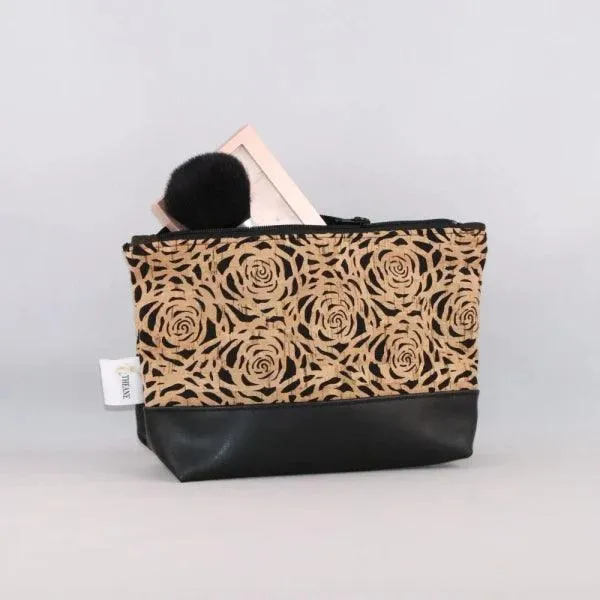 Trousse triangle en alter-cuir de raisin et liège - plusieurs tailles et coloris