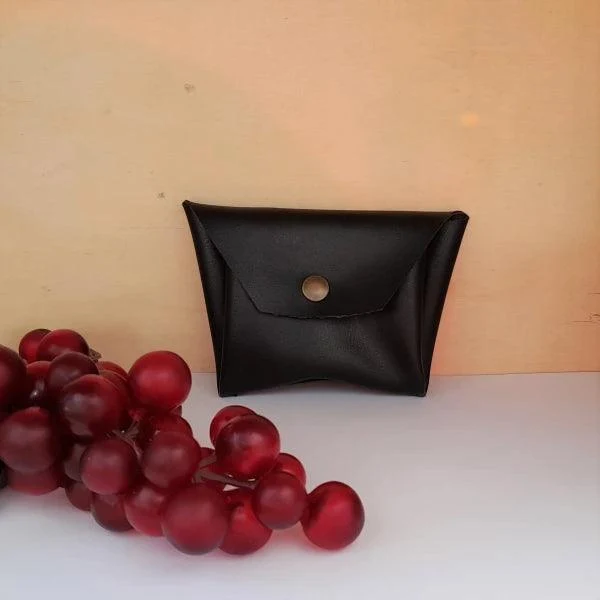 Porte-monnaie origami en alter-cuir de raisin - plusieurs coloris