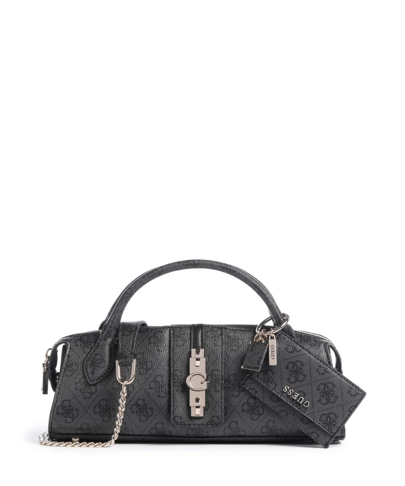 Guess Yvonne Logo Mini Sac à main coal logo