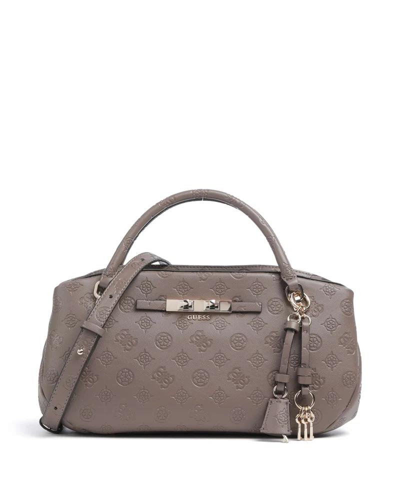 Guess Carmella Sac à main taupe logo