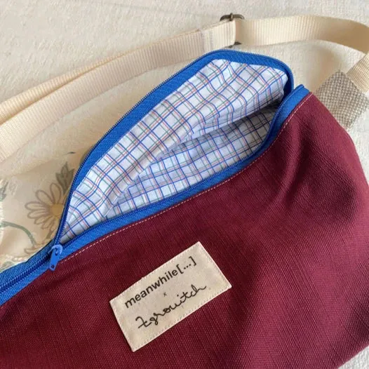 Sac banane ucpcylé Bordeaux 'Zgrouitch x Meanwhile Boutique' [ édition limitée ]