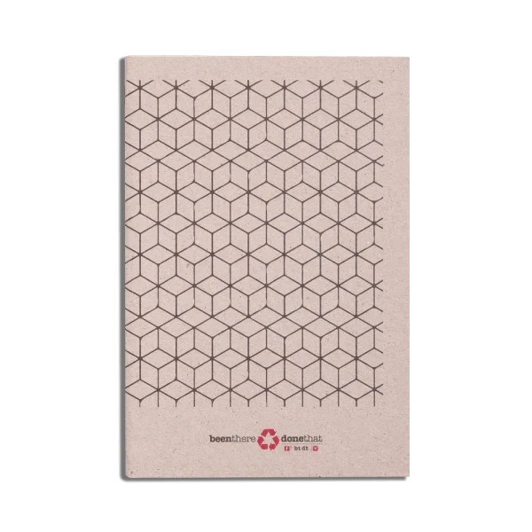 Petit carnet en papier recyclé I Formes géométriques