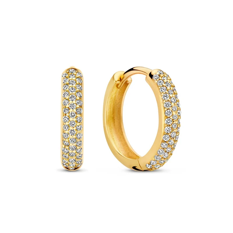 Isabel Bernard De la Paix Creoles Or 14 carats IBD360030