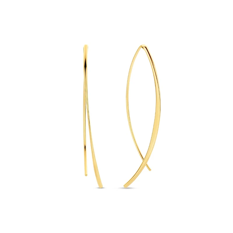 Jackie Gold Femmes Créoles Or 14 carats JKE23.359