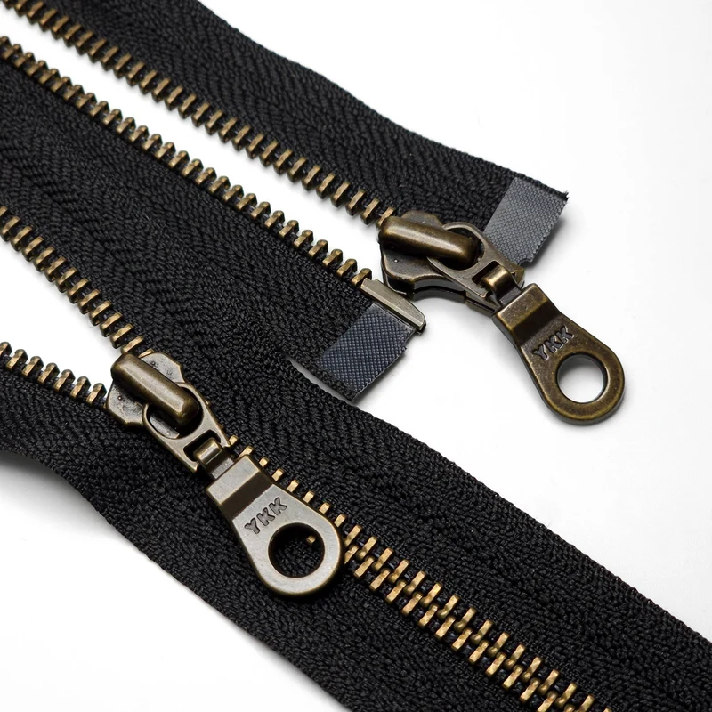 YKK | Fermeture Éclair Séparable | Métal | #5 | Noir | 19 3/4'' - 50 cm