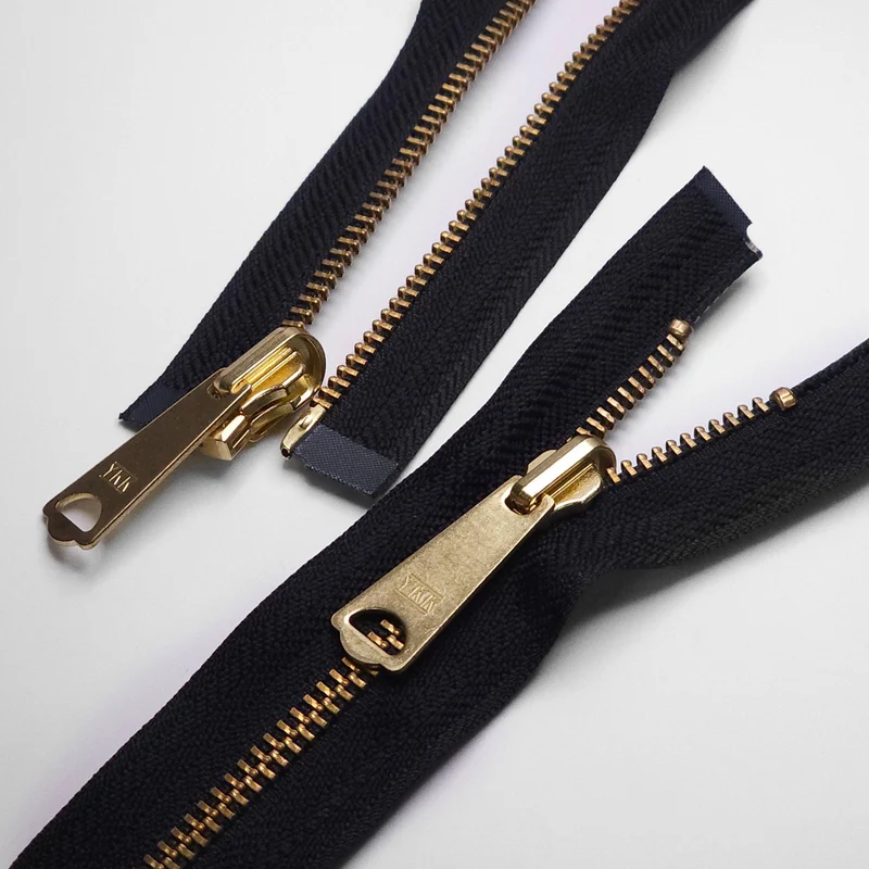YKK | Fermeture Éclair Séparable Réversible | Métal | #5 | Noir | 25 3/4'' - 65.5 cm