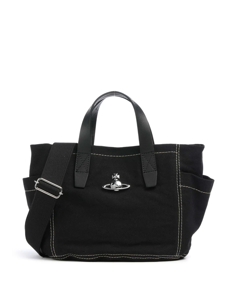Vivienne Westwood Henry Canvas Small Sac à main black