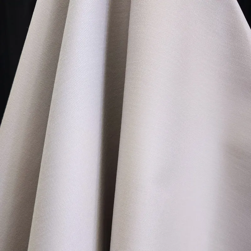 Gabardine de Coton | Beige Pâle