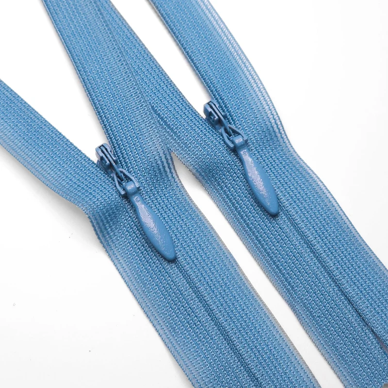 YKK | Fermeture éclair invisible à Bour Fermé | #2 | Bleu | 14.5'' - 37 cm