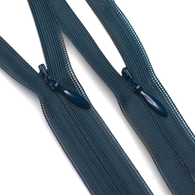 YKK | Fermeture éclair invisible à Bour Fermé | #2 | Bleu marine