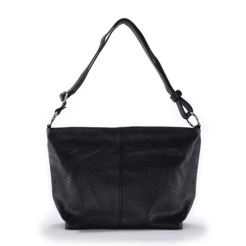 Sac à main en cuir grainé KUTA Noir