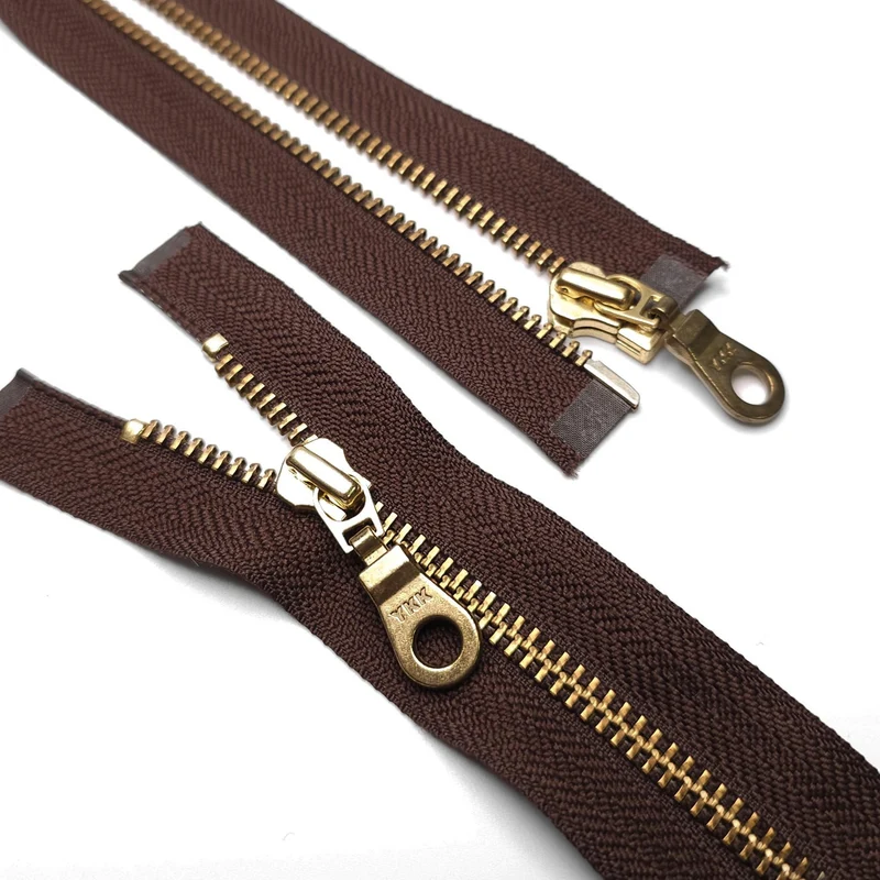 YKK | Fermeture Éclair Séparable | Métal | #5 | Brun | 32'' - 81.5 cm