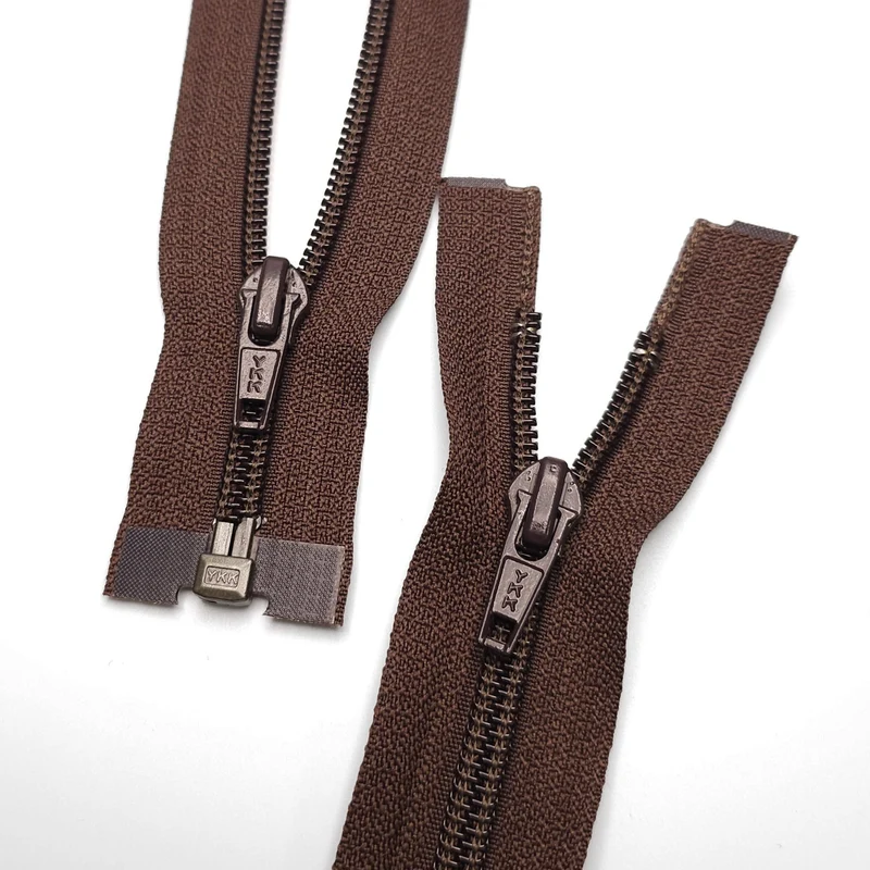 YKK | Fermeture Éclair Séparable | Spirale | #7 | Brun | 23 3/4'' - 60 cm