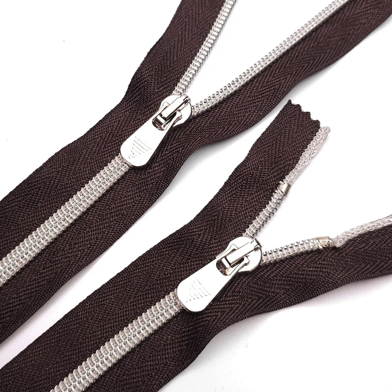 Fermeture Éclair à Bout Fermé | Spirale | Brun | #6 | 6 1/4'' - 16 cm