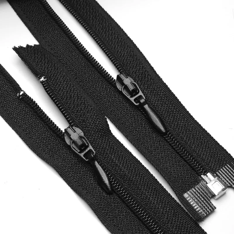 KKF | Fermeture Éclair Séparable | Spirale | Noir | #3 | 17'' - 43 cm